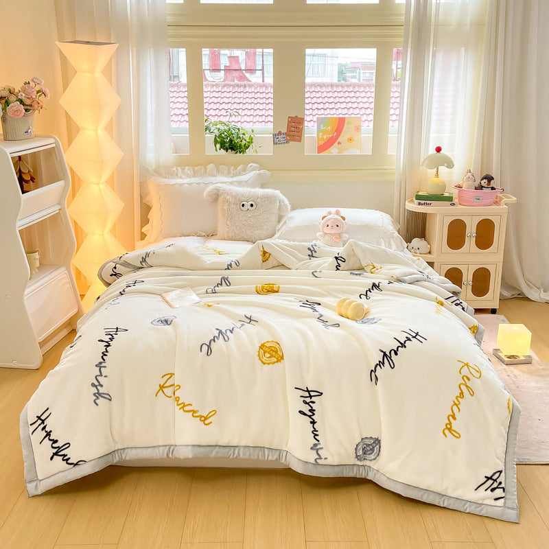 Decorative Fleece Throw Blanket Stornfield