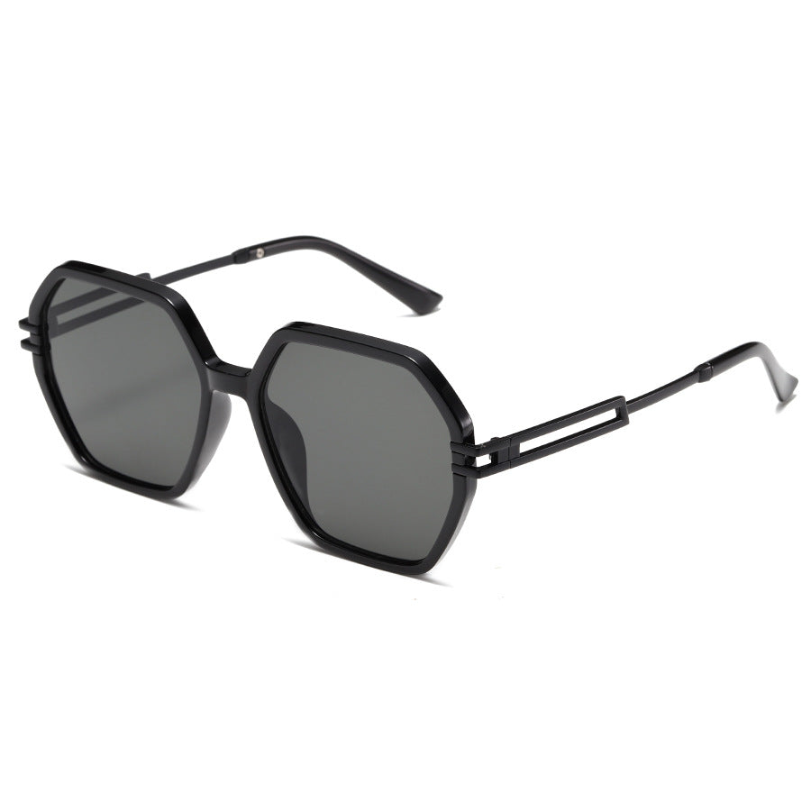 Women's fashionable sunglasses in avant-garde hexagon design Stornfield