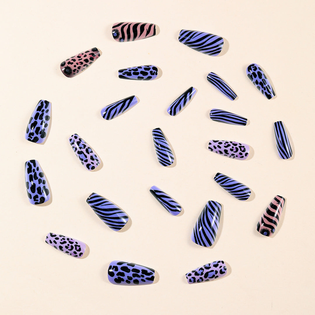 Trendy Animal Print Nail Art Set Stornfield