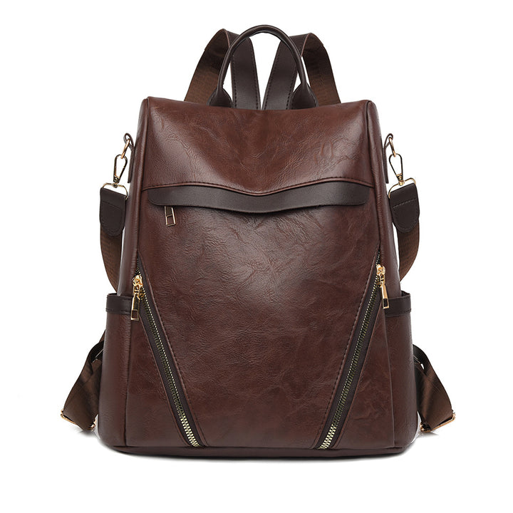Multi-Functional Leather Backpack Stornfield