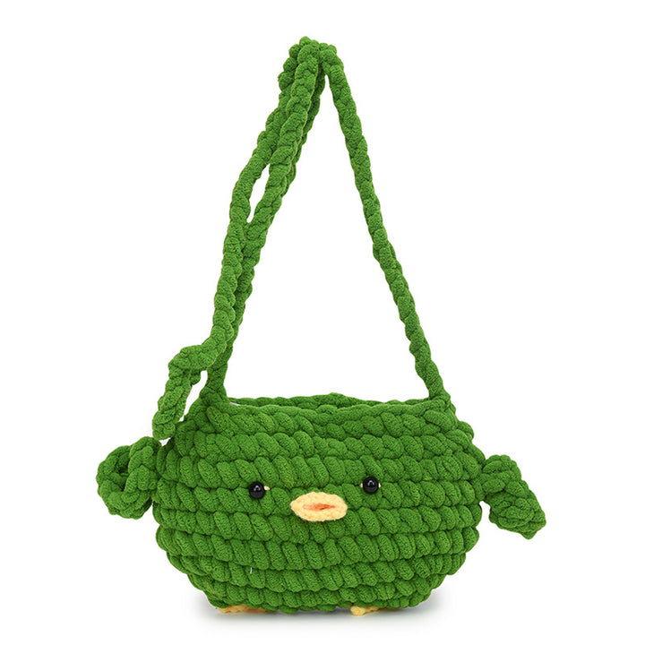 Cute Animal-Shaped Crochet Crossbody Bag