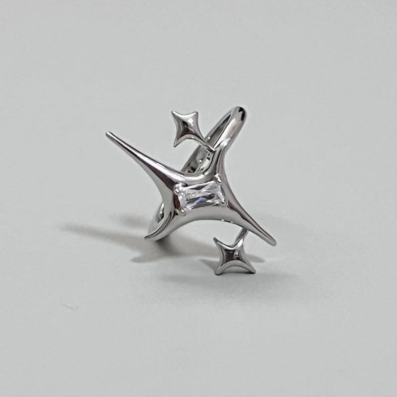 Trendier Open Ring with Zirconia Accent Stornfield