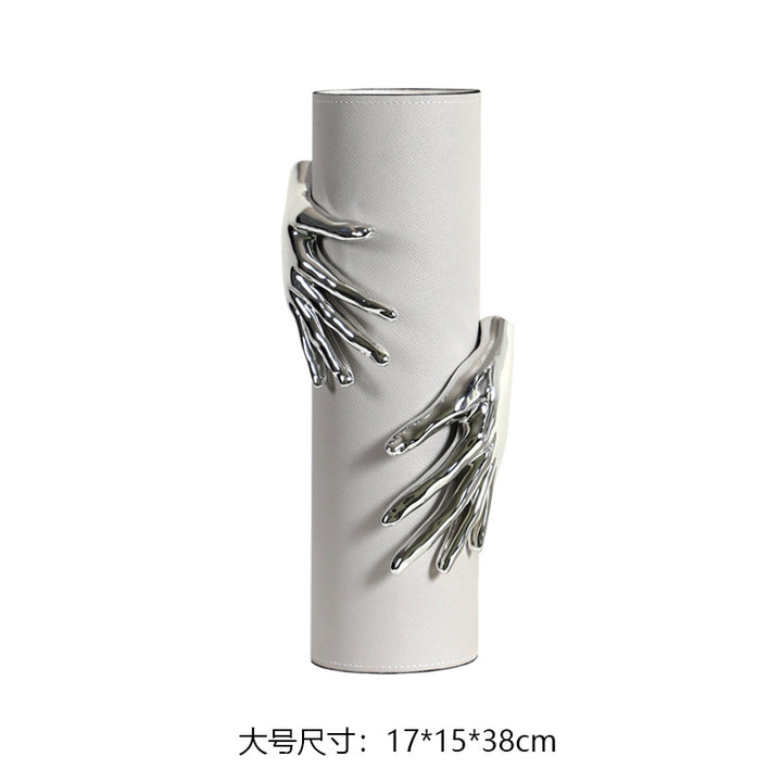 Modern Sculptural Hand Vase
