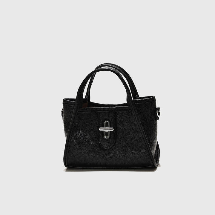 Textured Mini Handheld Satchel Bag