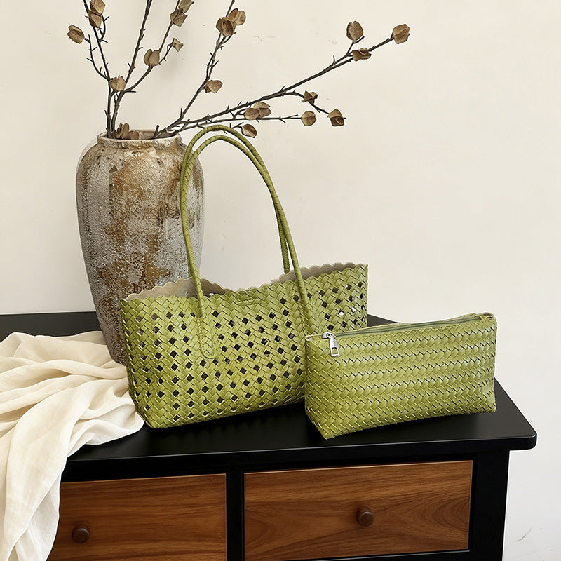 WoHandwoven Straw Market Tote Bag Stornfield