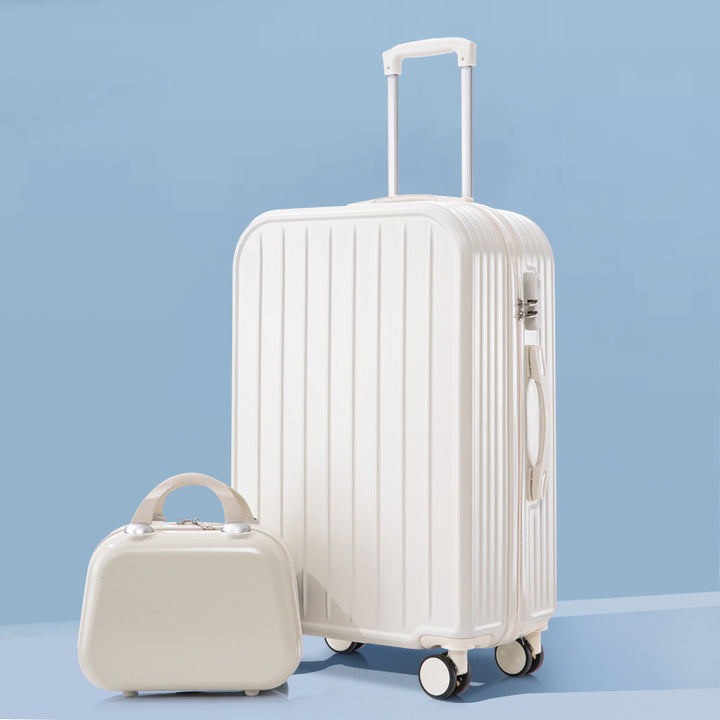 Unisex Stylish Ridged Hard-Shell Suitcase Stornfield