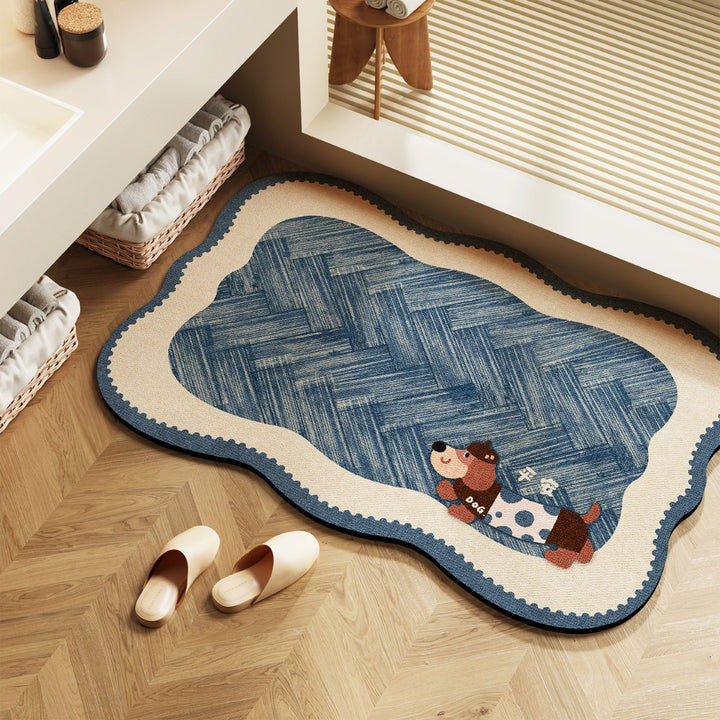 Cute Cartoon Character Bath Rug