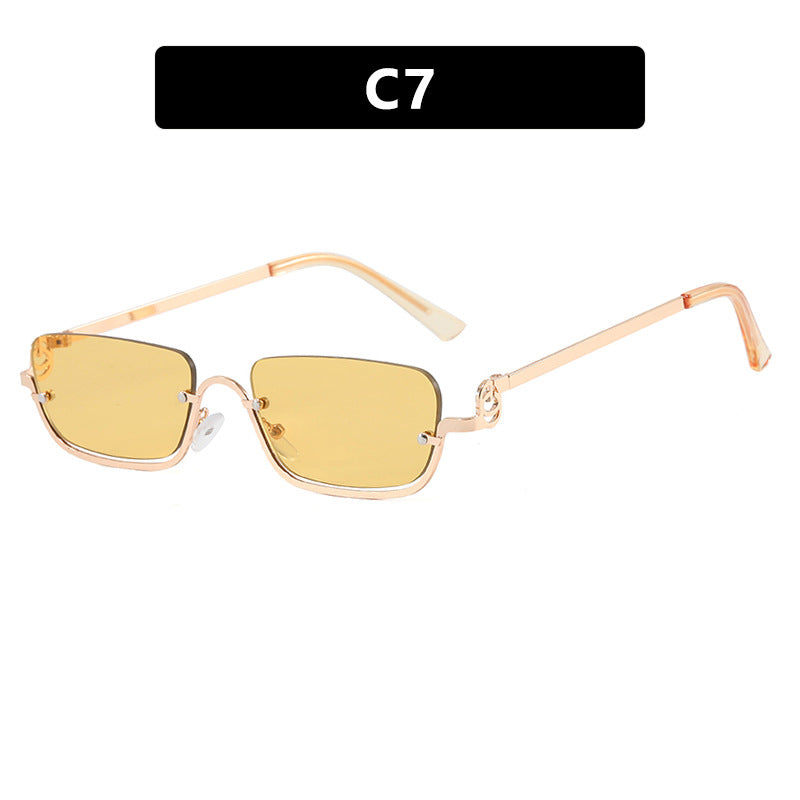 Women Fashionable Square Sunglasses with Elegant Metal Frame Stornfield