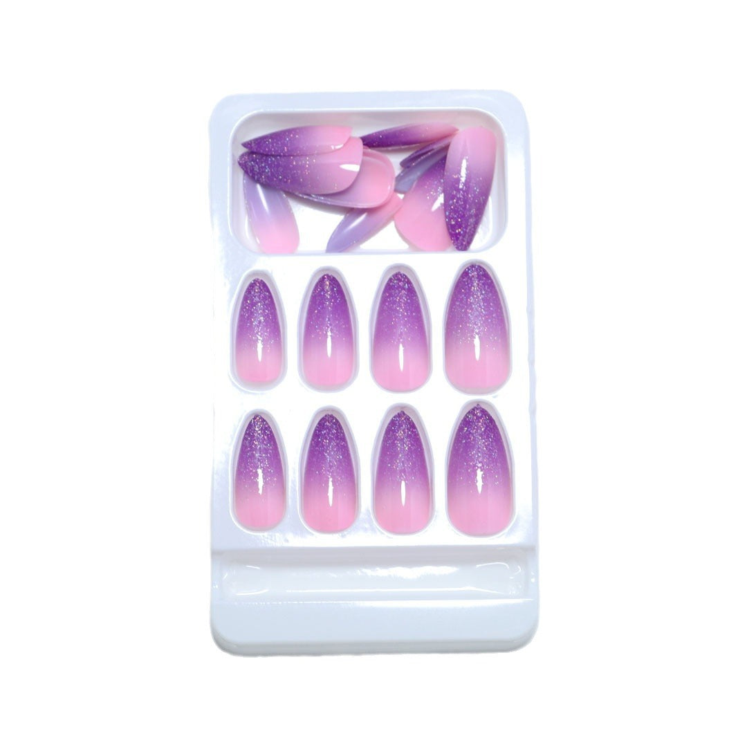 Gradient Glitter Ombre Press-On Nail Set Stornfield