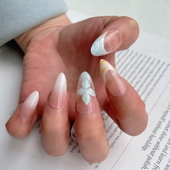Premium Press-On Nail Set with Decorative Accents Stornfield