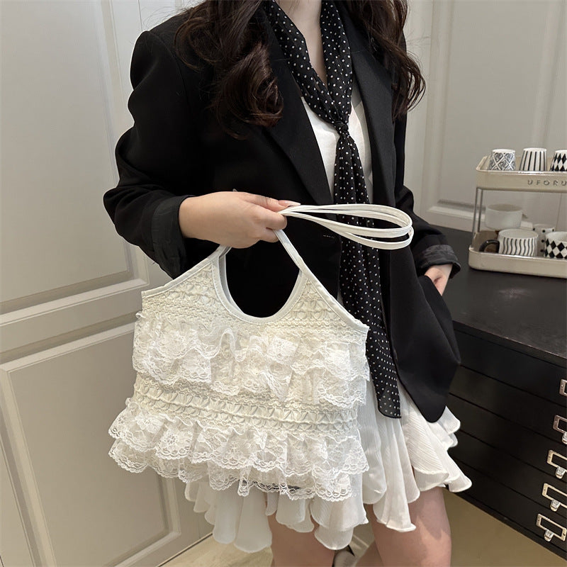 Ruffled Lace Crop Top Stornfield