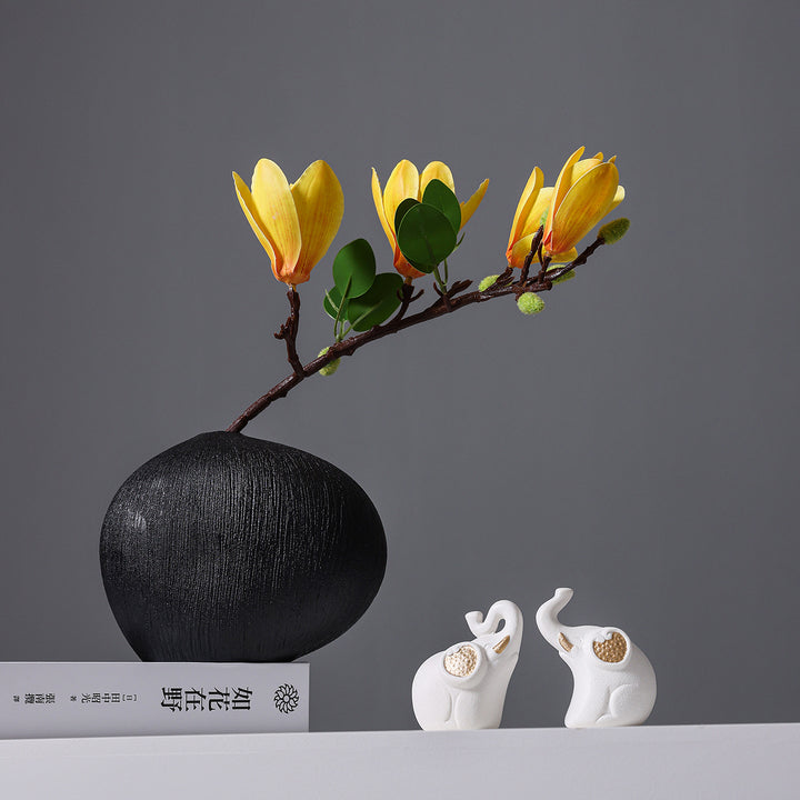 Decorative Organic Shaped Ceramic Vase