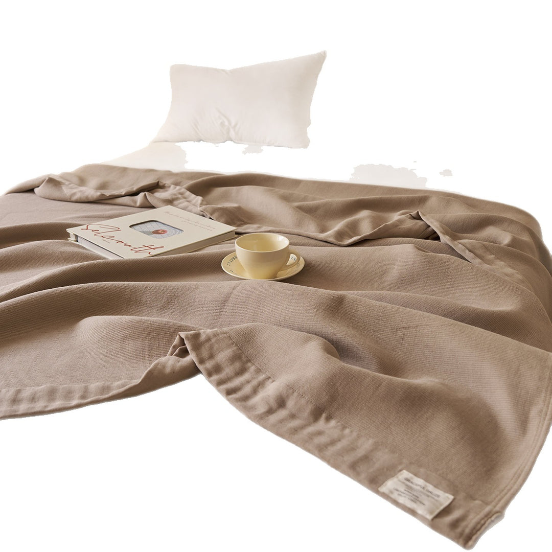 Breathable Cotton Bed Blanket Throw