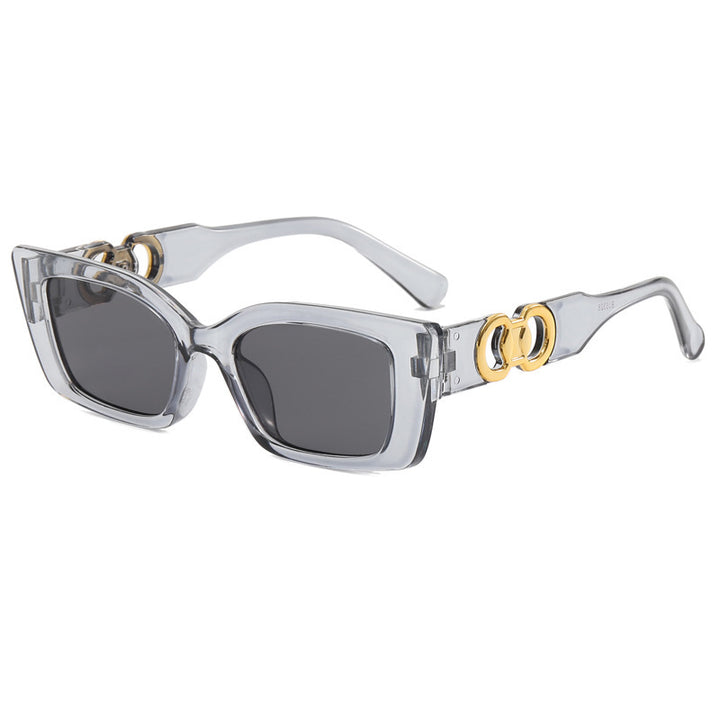 Women's Rectangular Designer Sunglasses with Luxurious Accents Stornfield