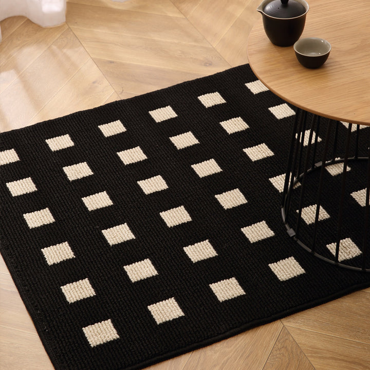 Geometric Tile Print Area Rug