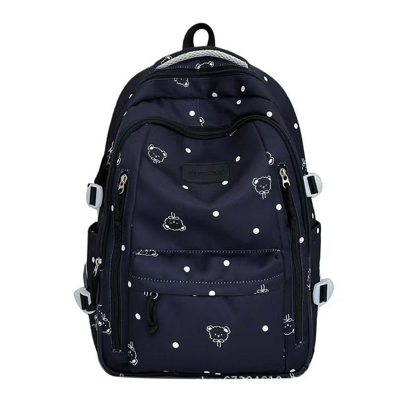 Cute Polka Dot Print Backpack Stornfield