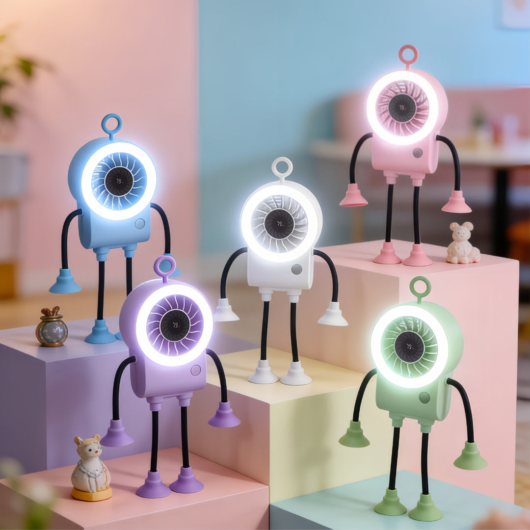 Unisex Creative Fan with integrated LED lighting Stornfield