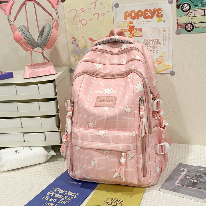 Versatile Star-Patterned Backpack Stornfield