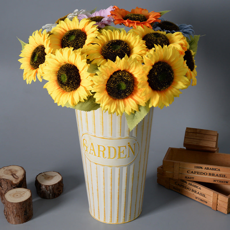 Decorative Fabric Sunflower Stem
