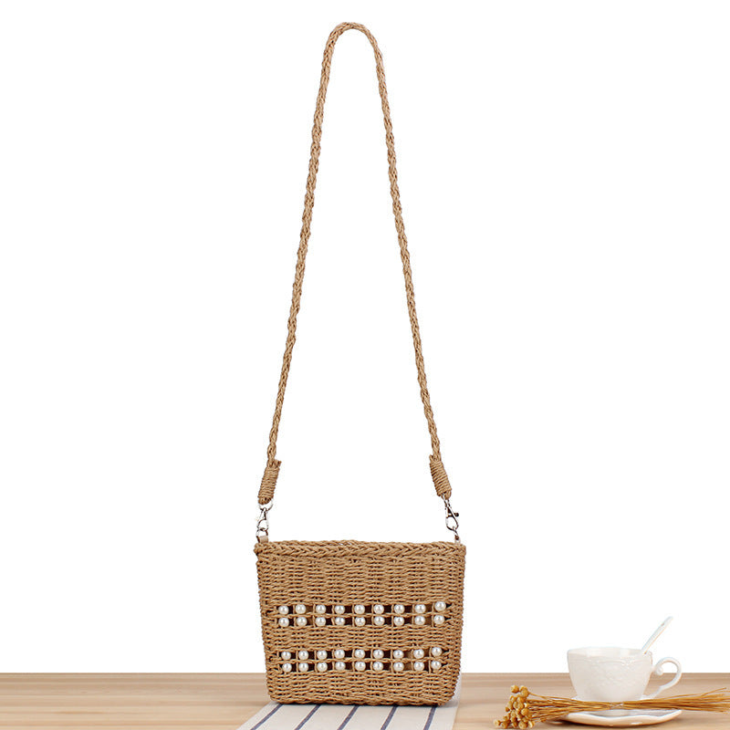 Shoulder bag with bead embellishment Stornfield