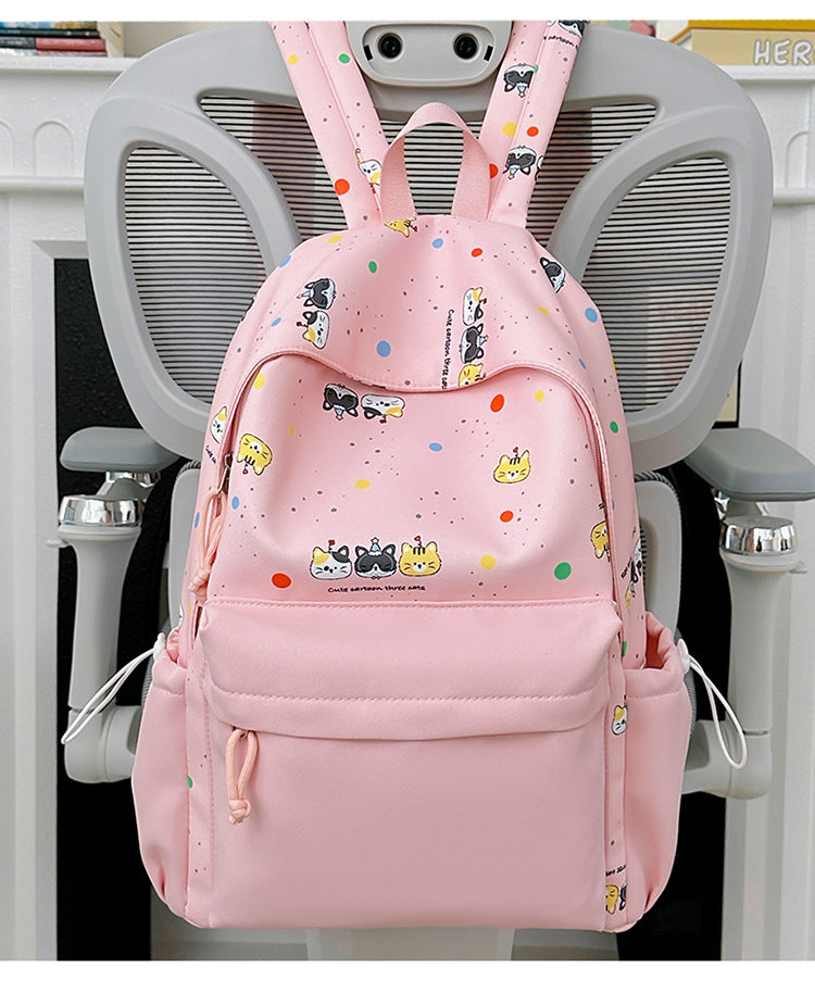 Backpack with Cute Cartoon Design and Practical Compartments Stornfield