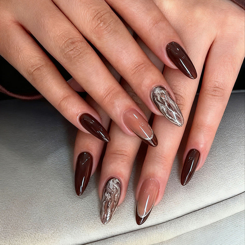 Artificial Nail Sticker Set with Elegant Designs Stornfield
