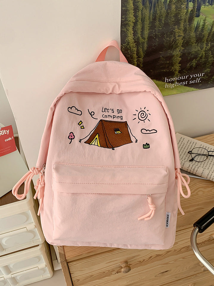Camping-Themed Casual Backpack Stornfield