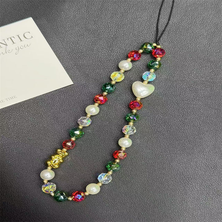 Colorful Beaded Charm Necklace Stornfield