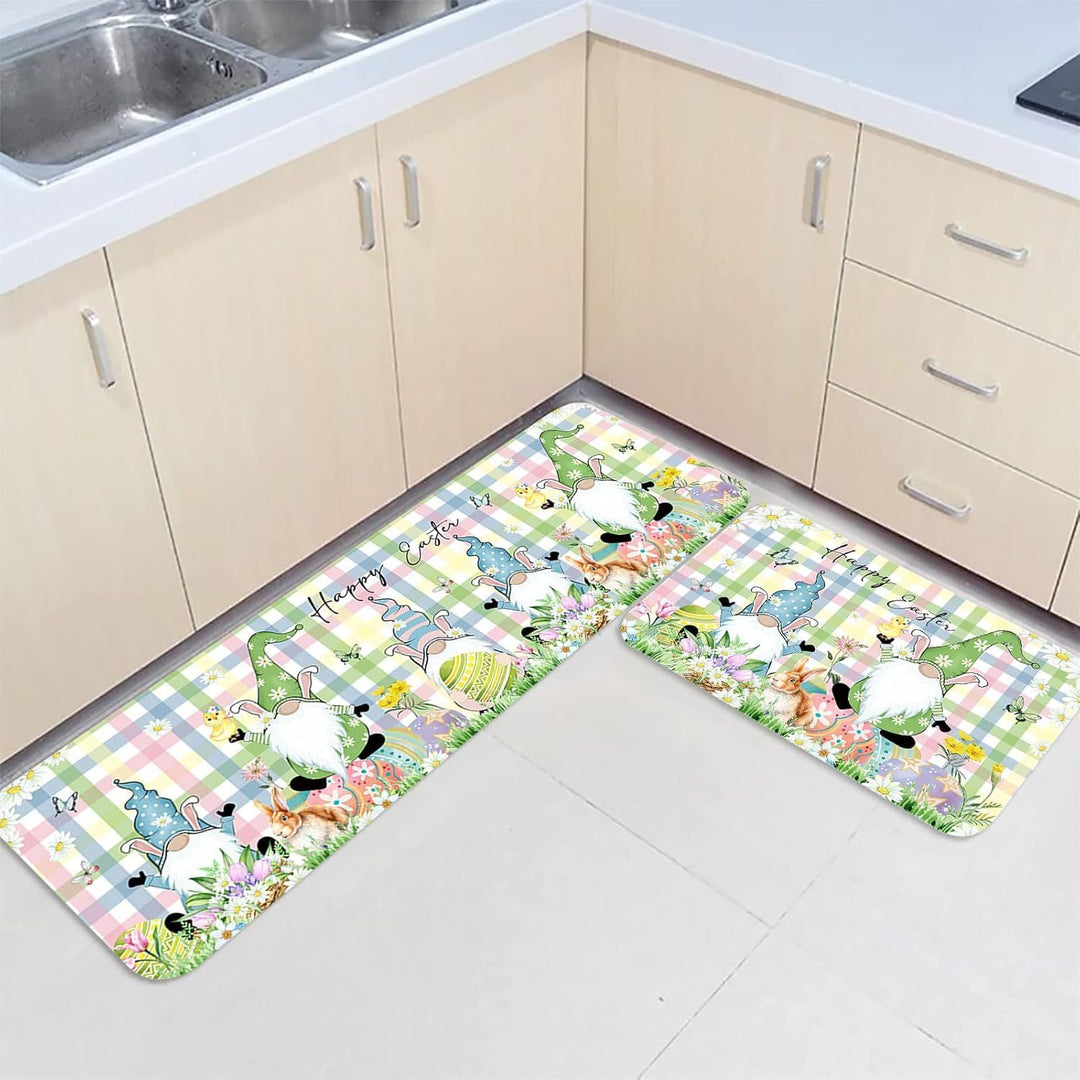 Children's Easter-Themed Kitchen Floor Mat Stornfield