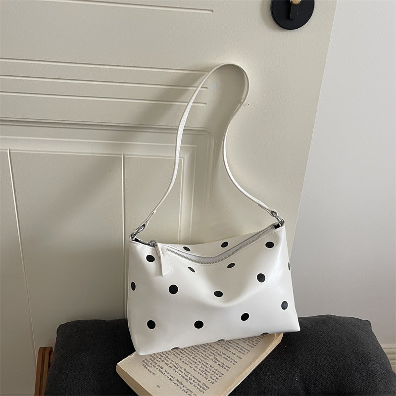 Polka Dot Patterned Crossbody Bag