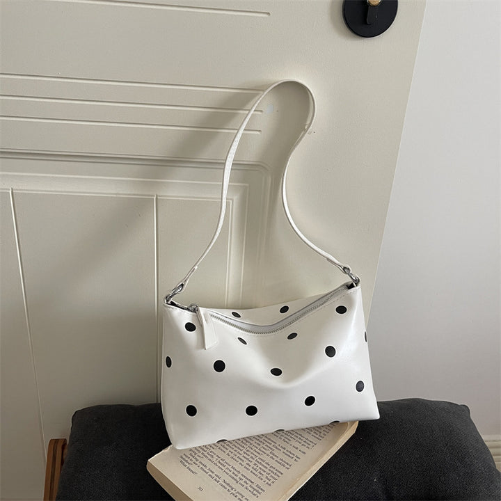 Polka Dot Patterned Crossbody Bag