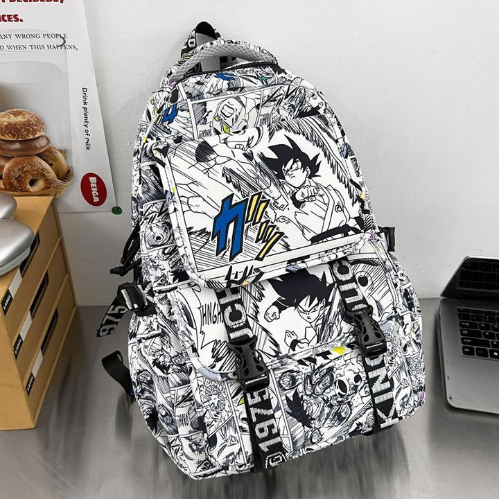 Backpack in Comic Design with Soft Plush Pendant Stornfield