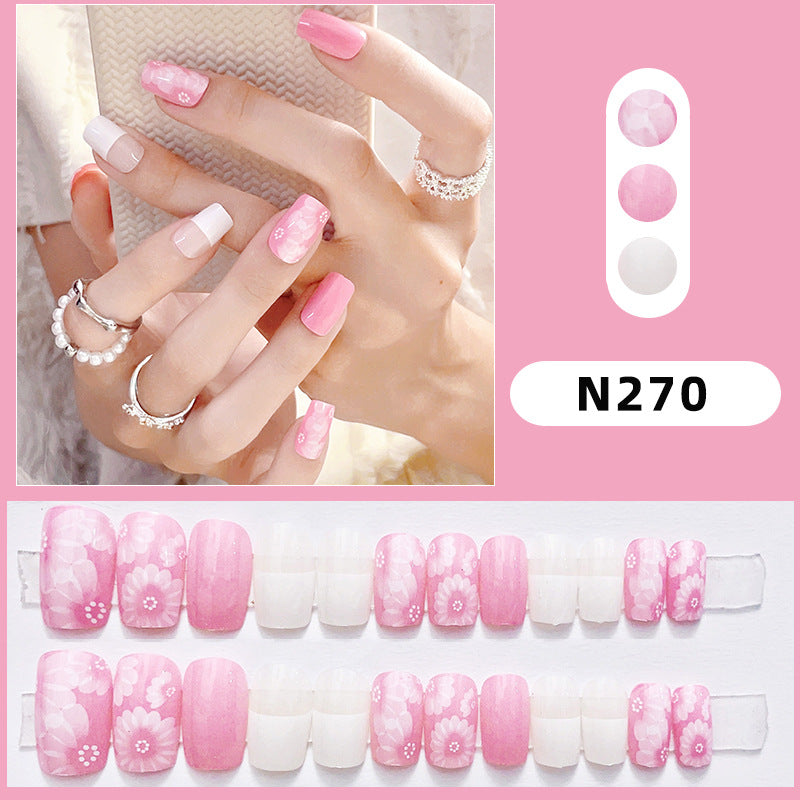 Floral Design Press-On Nails  1791804111