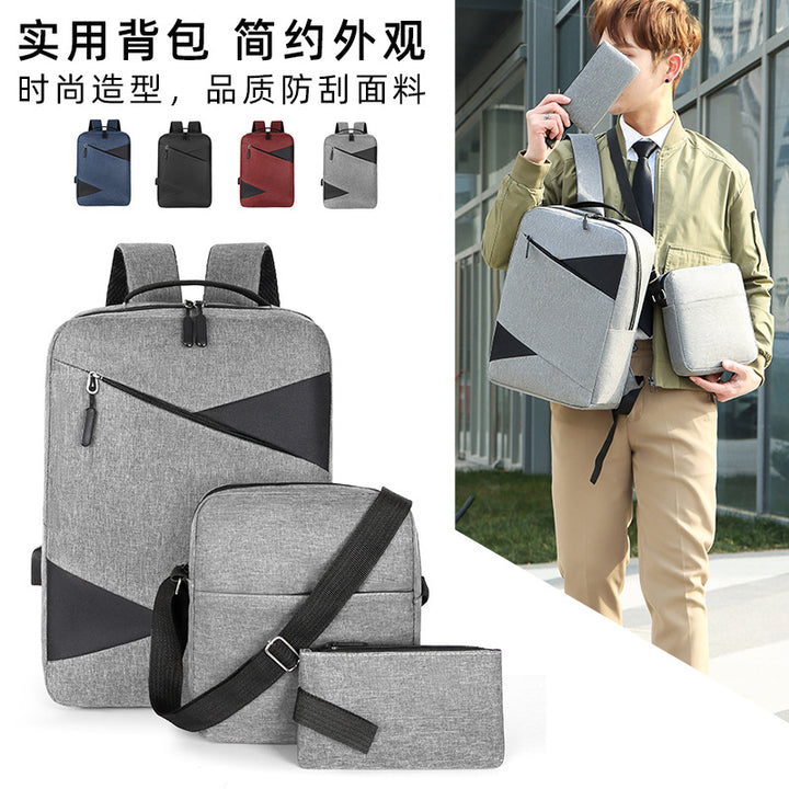 Versatile Multi-Compartment Backpack Set Stornfield
