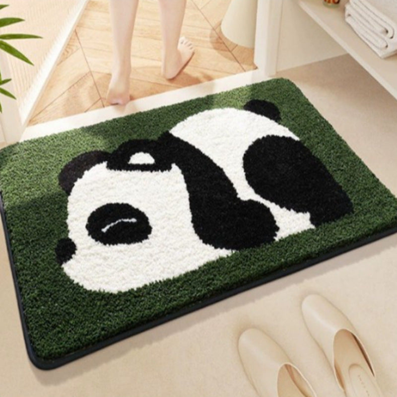 Cute Panda-Themed Bath Mat