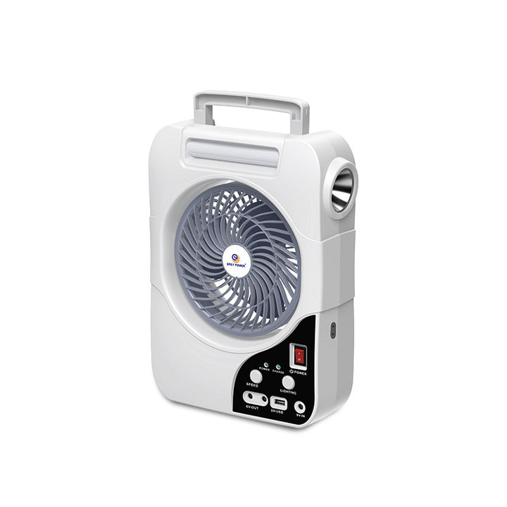 Unisex Portable Fan with Solar Panel Stornfield