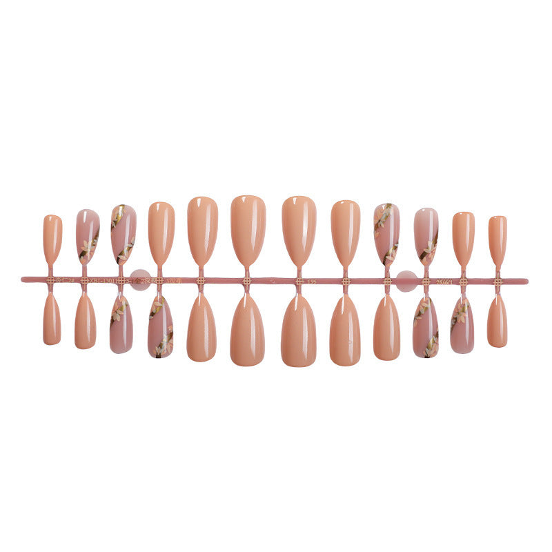 Nail art set with elegant flower patterns Stornfield