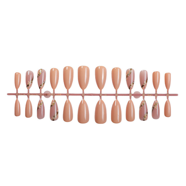 Nail art set with elegant flower patterns Stornfield