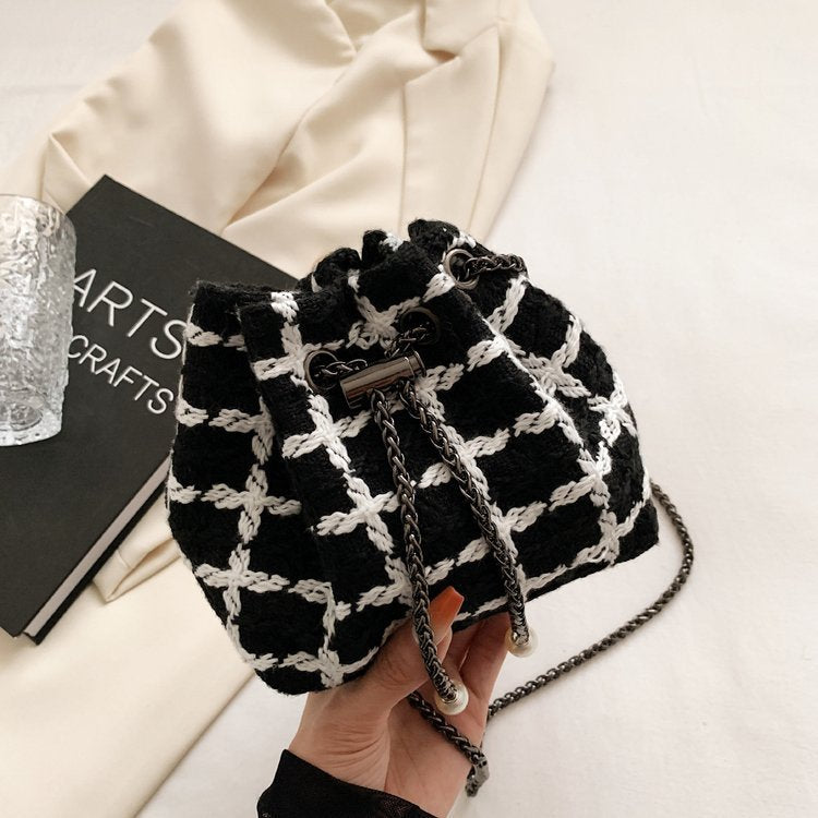 Woven Bucket Handbag