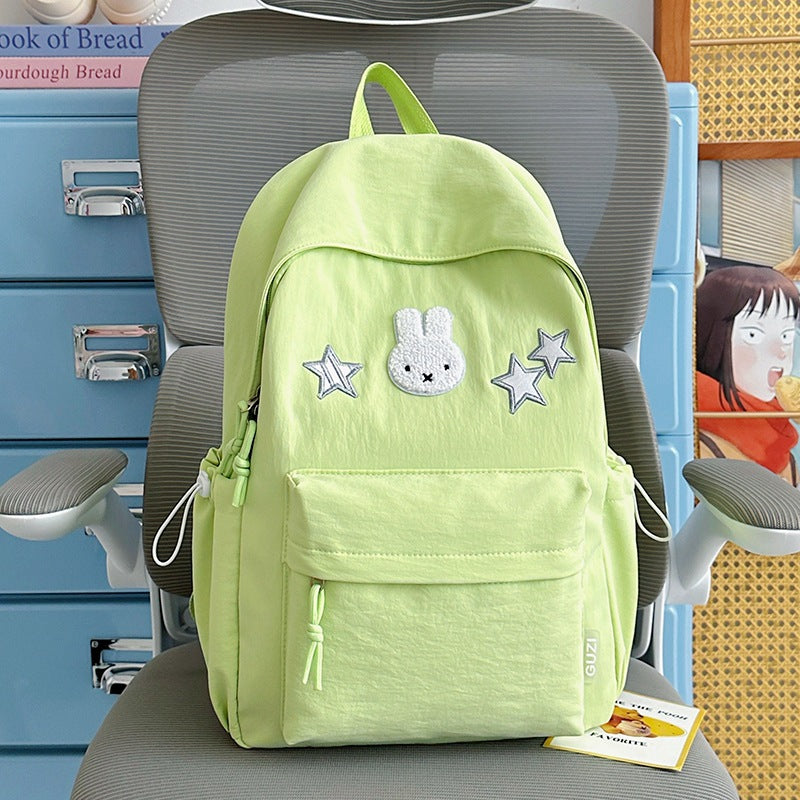 Cute Bunny-Embellished Backpack Stornfield