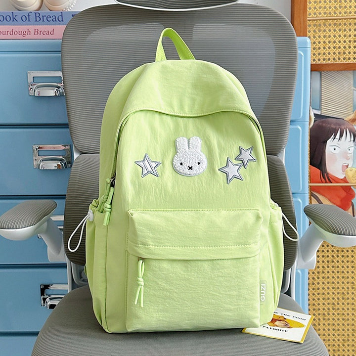 Cute Bunny-Embellished Backpack Stornfield