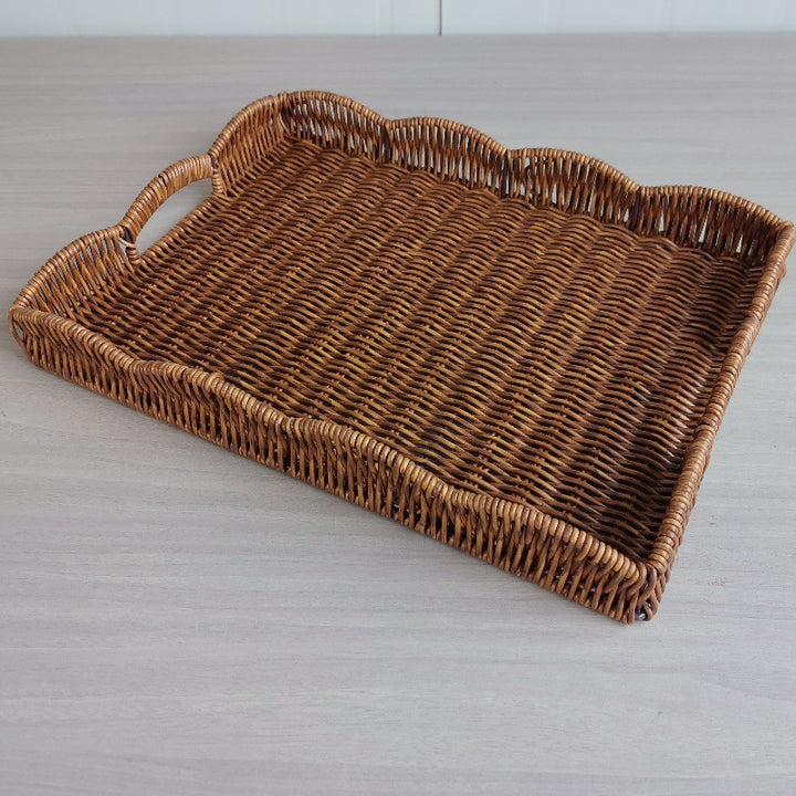 Elegant Woven Serving Tray Stornfield