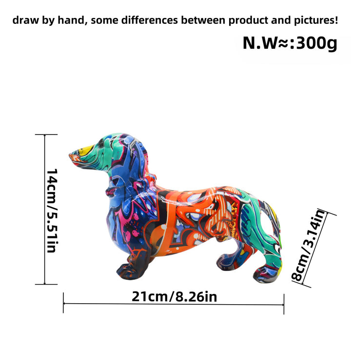 Creative decoration figure of a dachshund Stornfield