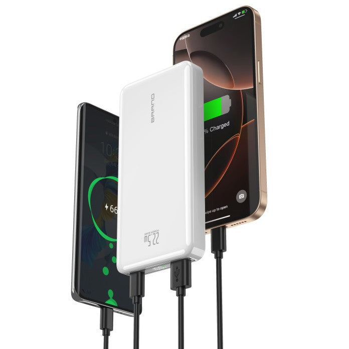 Portable fast charging power bank with integrated LED display Stornfield