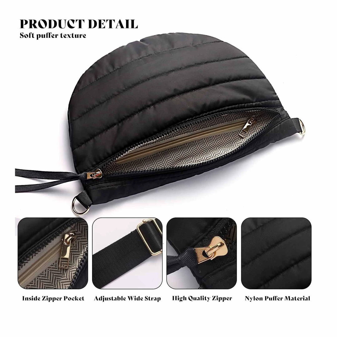 Women stylish shoulder bag with adjustable strap and multiple compartments Stornfield