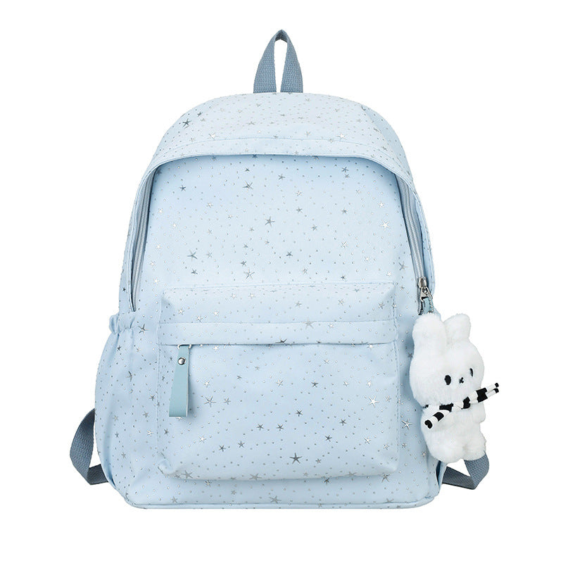 Girls' Star Patterned School Backpack Stornfield