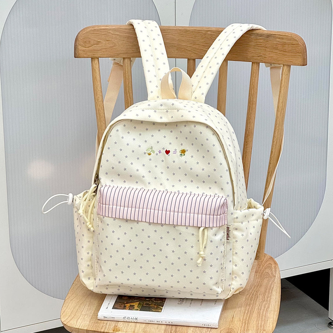 Casual Star-Printed Backpack Stornfield