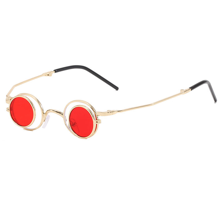 Women's Fashion Round Sunglasses with Elegant Metal Frame Stornfield