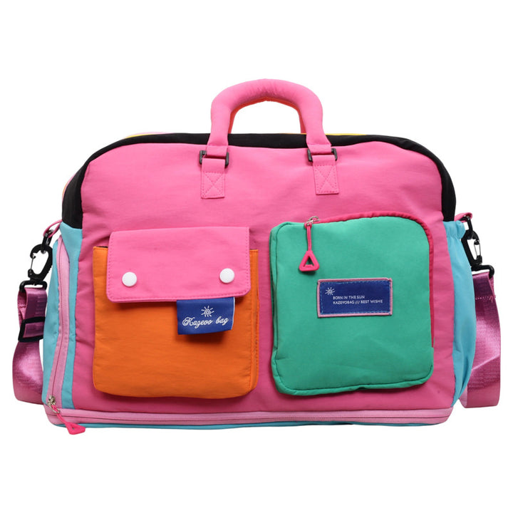 Colorful Multi-Pocket Messenger Bag Stornfield