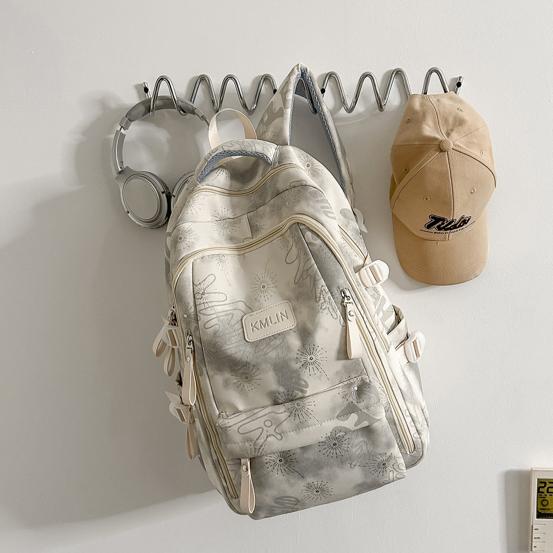 Versatile Floral-Embroidered Backpack Stornfield